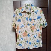 Розпродаж!!! Брендовая коттоновая рубашка "Дизель" в хорошем состоянии р.M-L