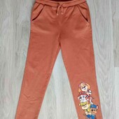 Nickelodeon брендовые теплые штанишки джоггеры на рост 134 см