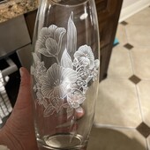 Стеклянная ваза-30 см