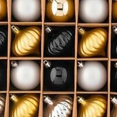 Новорічні прикраси скляні livarno 20шт