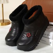 Жіночі калоші з хутром 39/40р — водонепроникні, теплі та стильні