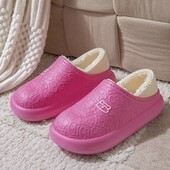 Яскраві теплі домашні капці-тапочки 40р плюшевою підкладкою — мʼякість і затишок для холодних ранків