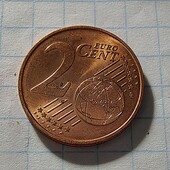 Монета Германії 2 центи 2021