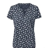 Красива блузка-футболка з принтом на гумці від Tchibo (Німеччина) розмір 52 євро =58-60