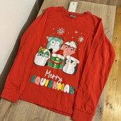 Новорічний лонгслів❤️бавовна