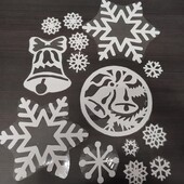 Заламіновані витинанки для вікон.Створіть святковий затишок у вашій оселі