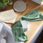 ♕Лот 1 шт♕ Зручний та практичний кухонний рушничок від Tchibo (Німеччина)зелений