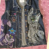 Джинсова жилетка р-р L