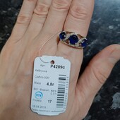 Шикарна срібна каблучка