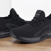 Легкие неубиваемые кроссы 41,42,43,44р темн-сер/черн