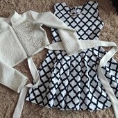 Нарядное платье с болеро 134 р.