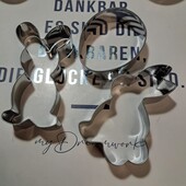 Кондитерские металлические формы для десертов, пряников, салатов и гарниров , набор 3 шт