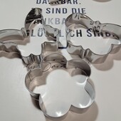 Кондитерские металлические формы для десертов, пряников, салатов и гарниров , набор 3 шт