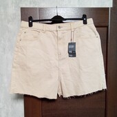 Новые брендовые коттоновые джинсовые шорты р.16.
