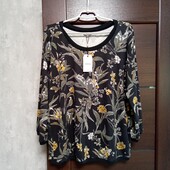 Новый брендовый вискозный реглан р.XL(18-20).