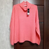 Брендовый новый теплый свитер р.20-24 оверсайз.