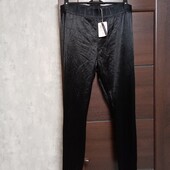 Новые брендовые штаны-лосины стрейч с блеском р.18-20..