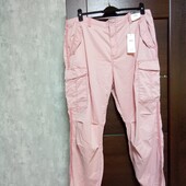 Новые брендовые коттоновые брюки-карго р.20