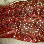 Красивенные шторы/хамелеон с шикарным фактурным принтом и фигурными краями