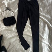 Базові лосіни у чорному кольорі