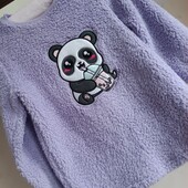 Флісова кофта з пандой 10-11 років на зріст 146 см