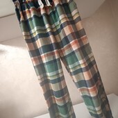 Піжамні штани у клітинку на 10 років зріст 140 см