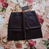 *юбка эко кожа,Фото реальное