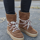 р.40.Зимові чоботи NEWD з натуральної замші