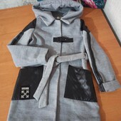 Стильне пальто 9-10р.