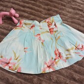 305 Спідниця котон з квітами