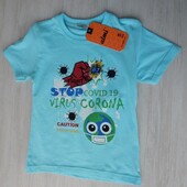 Акція! Блакитна футболка almi. туреччина. 122р