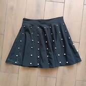 31⚜️Шкільна , вишукана спідниця з перлинами, на 6-9 років.