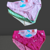 Трусики шортики 3 штуки асорті кольорів.