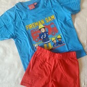 Костюм для хлопчика пожежник сем 98/104 (футболка та шорти) костюм для мальчика 7821