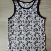 Майка біла з мячиками 5/6р primark