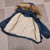 Зимова куртка з утеплювачем та капюшоном (3-5 років)