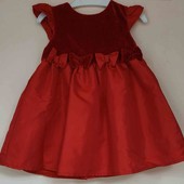 Потрясающее красное платье на принцесску! 3-6 мес.