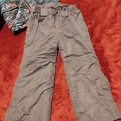 брюки лыжные серого цвета 