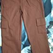 Трикотажні джогери з начосом.одні на вибір. sinsay.розмір 128,розмір 134