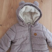 H&M зимовий комбінезон з вушками 6-9 місяців