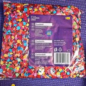 Разноцветные конфетти 100 грамм