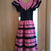 Карнавальный костюм платье новогоднее на 7-9 лет