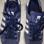 Спортивные кроссовки ,замшевые фиолетовые adidas campus 36