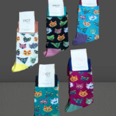 Шкарпетки 6 пар асорті кольорів підліткові