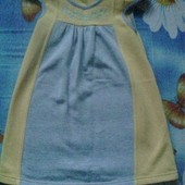 Сарафанчик теплый на байке на 110см