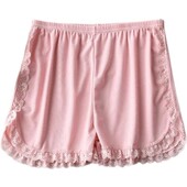 Піжамні шорти для дому і сна з мереживом