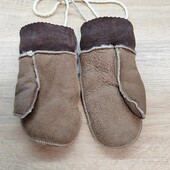 Рукавиці дуже теплі з хутра на вік 1-4 роки