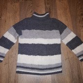 Теплый свитер на мальчика 3-4 года