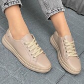 Натуральна шкіра! Зручні легкі кеди.