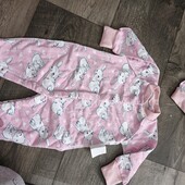 Чоловічок на байці з шапочкою для дівчинки 62 см